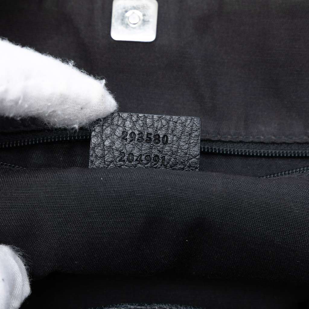 Gucci GG Canvas Abbey D Ring Tote Black Canvas Very good - Box View