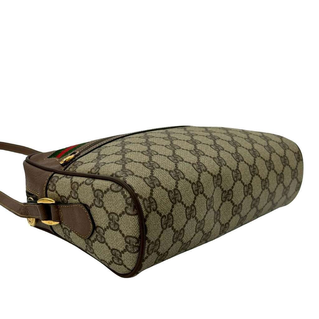 Gucci GG Supreme Web Crossbody Brown Canvas Very good - Inside View