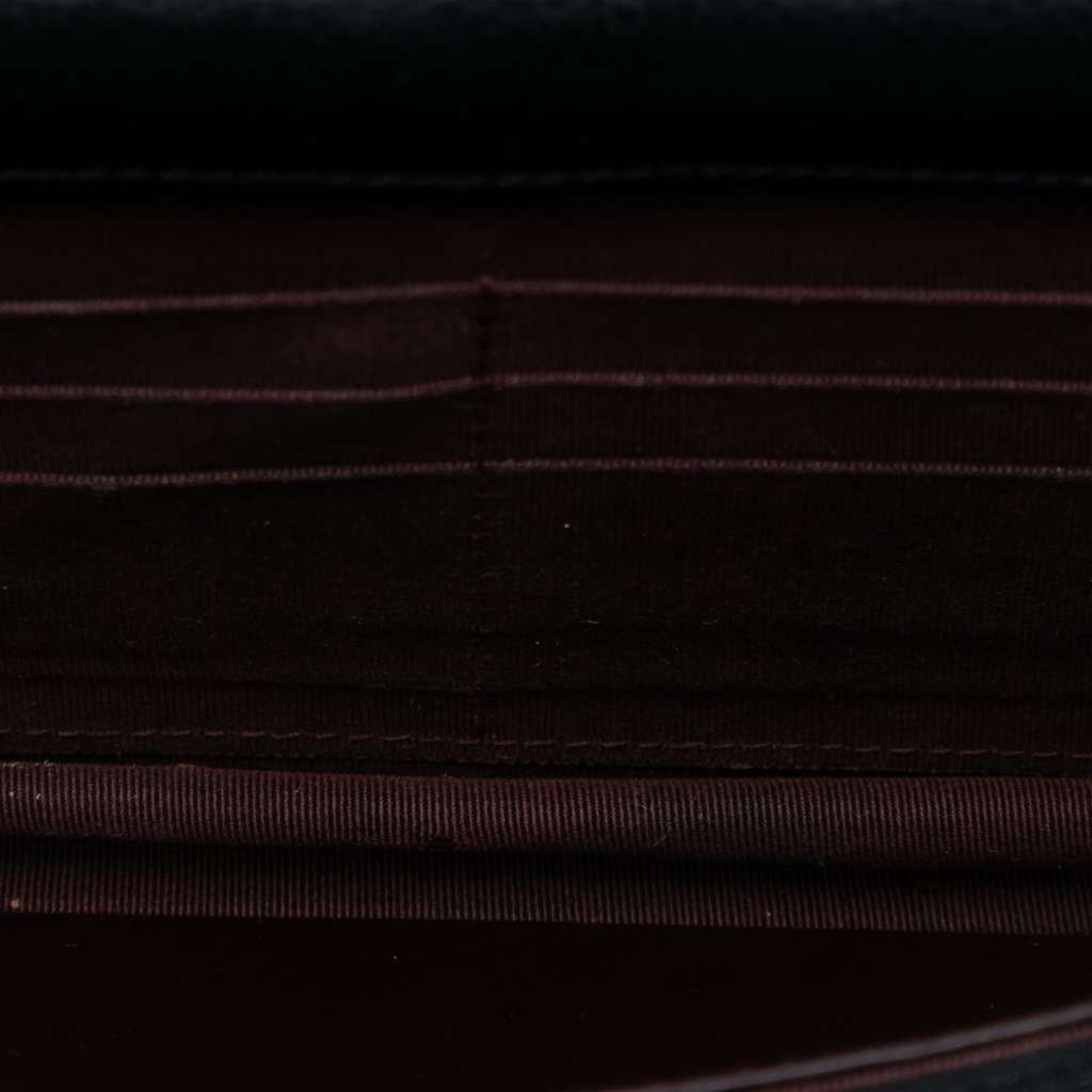 Chanel CC Quilted Caviar Wallet on Chain Black Leather Good - Model View
