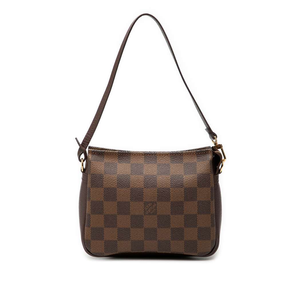 Louis Vuitton Damier Ebene Trousse Pochette Brown Very good - Front View