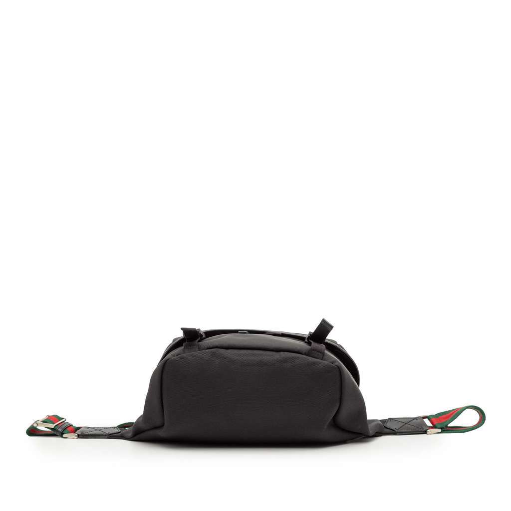 Gucci Canvas Techno Web Belt Bag Black Canvas Very good - Inside View