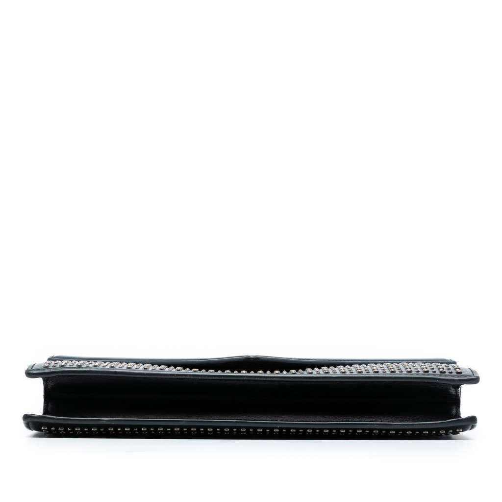 Saint Laurent Studded Leather Monogram Le Sept Chain Bag Black Leather Very good - Inside View