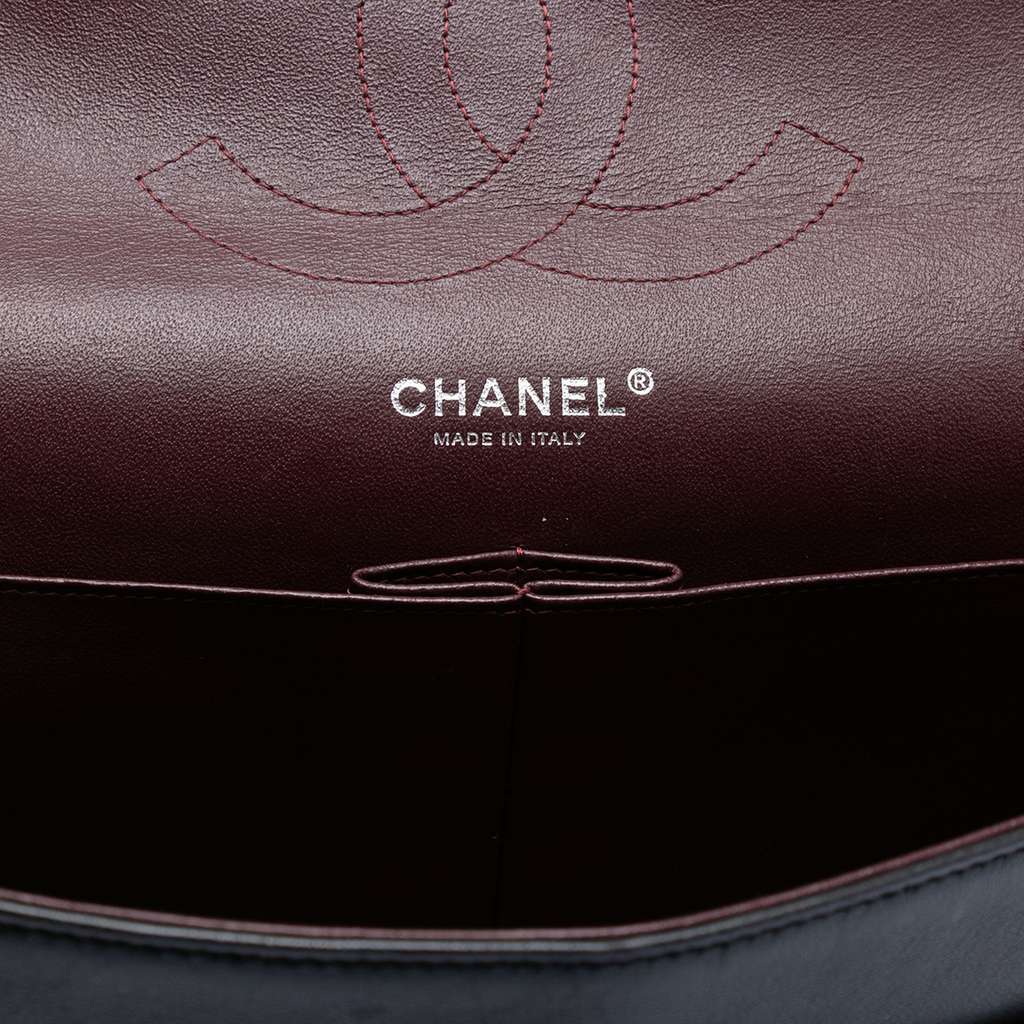 Chanel Jumbo Classic Lambskin Double Flap Black Leather Very good condition - Box View