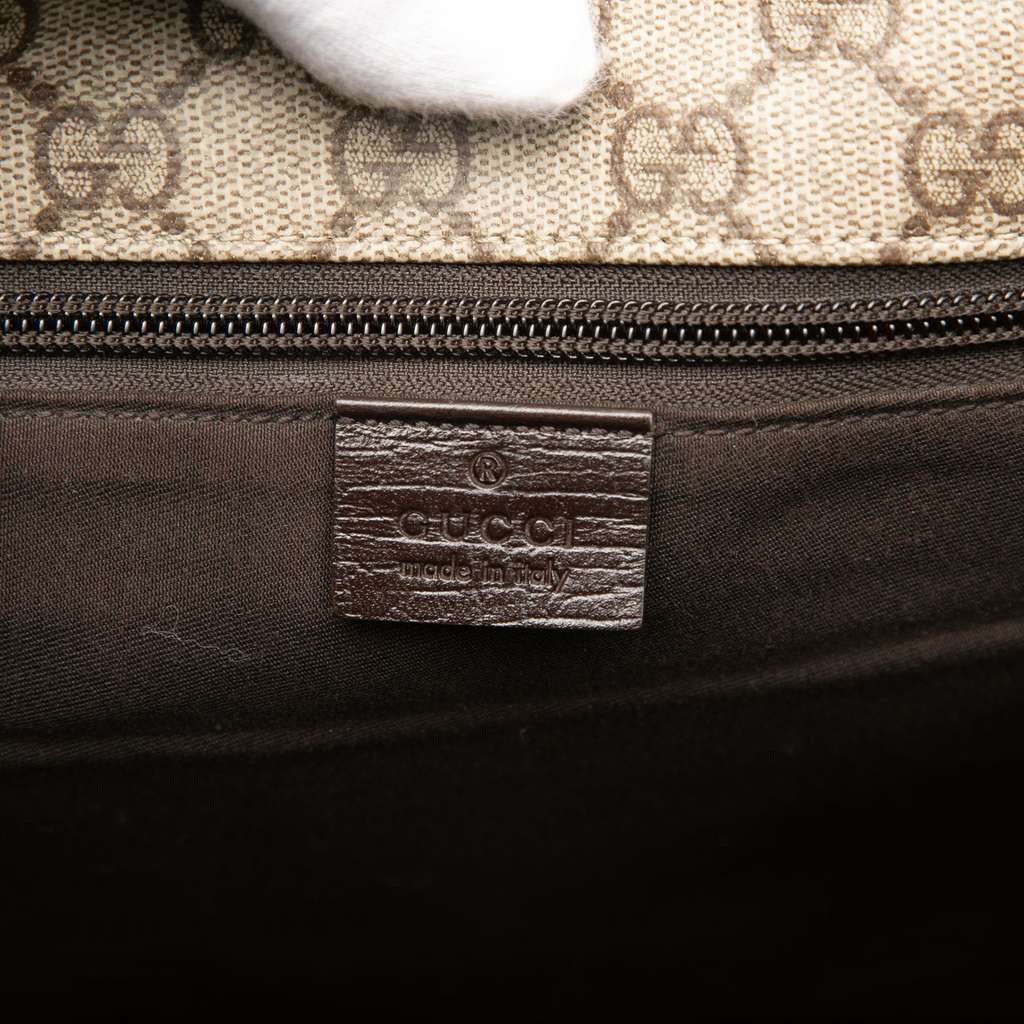 Gucci GG Supreme Web Crossbody Brown Canvas Very good - Box View