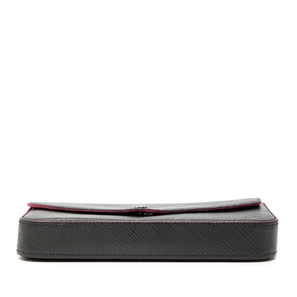 Louis Vuitton Epi Pochette Felicie Black Leather Very good - Inside View