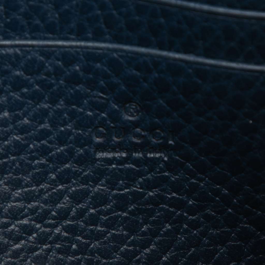 Gucci Mini Leather Dionysus Wallet on Chain Blue Leather Very good - Box View