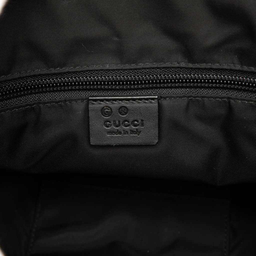 Gucci Canvas Techno Web Satchel Black Canvas Very good - Box View