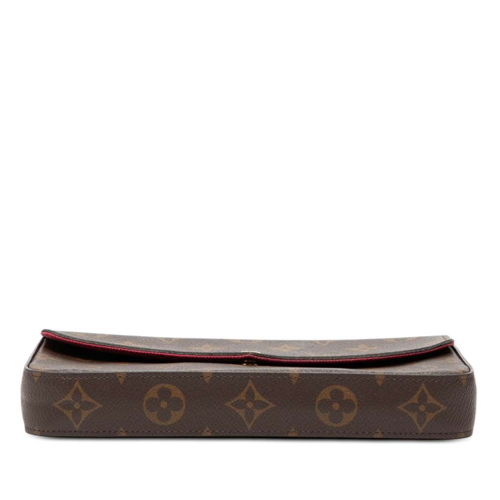 Louis Vuitton Monogram Pochette Felicie Brown Very good condition - Inside View