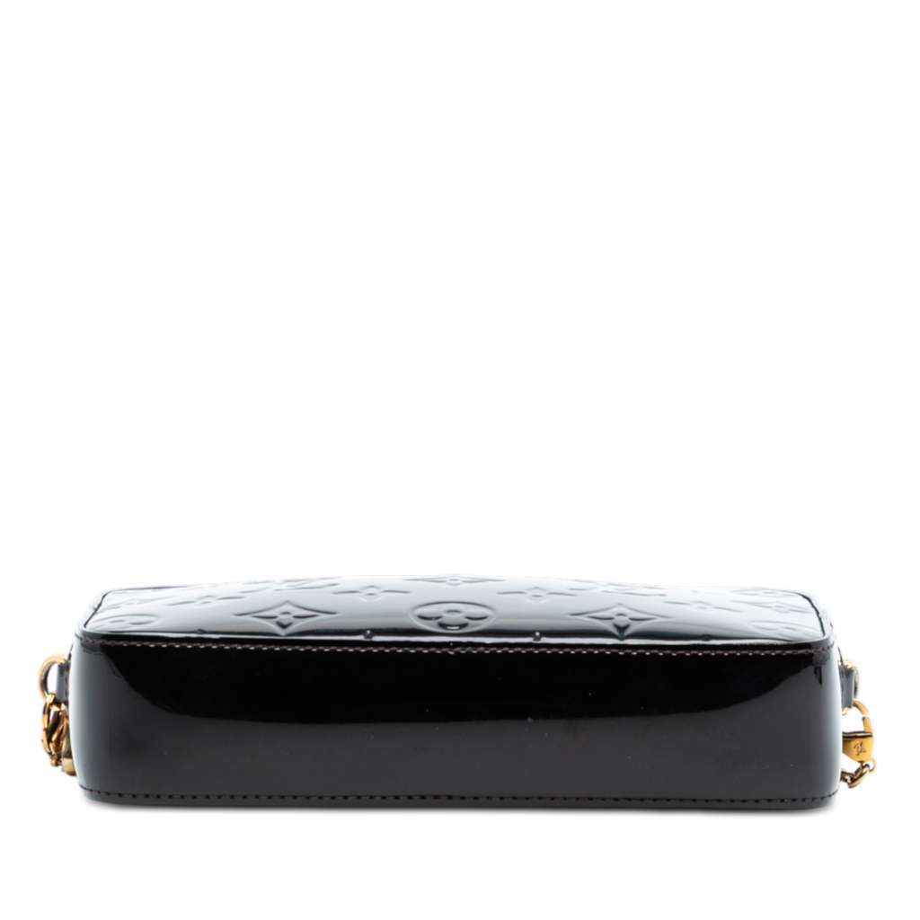 Louis Vuitton Monogram Vernis Camera Pouch Purple Leather Good condition - Inside View