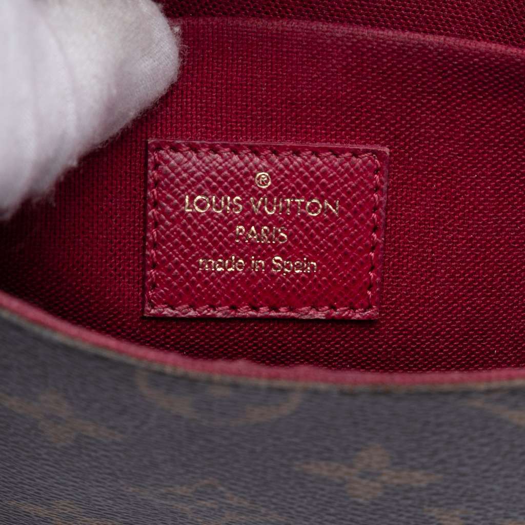 Louis Vuitton Monogram Pochette Felicie Brown Very good condition - Box View