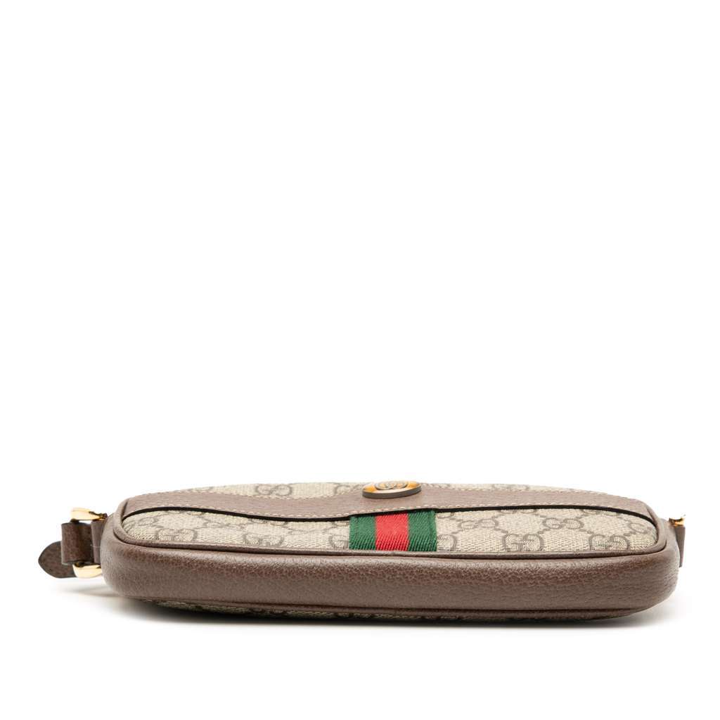 Gucci Mini GG Supreme Web Ophidia Crossbody Brown Canvas Very good condition - Inside View