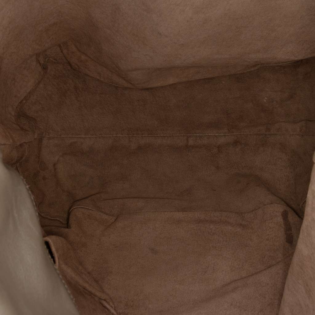 Bottega Veneta Intrecciato Trimmed Nappa Satchel Brown Leather Very good - Model View