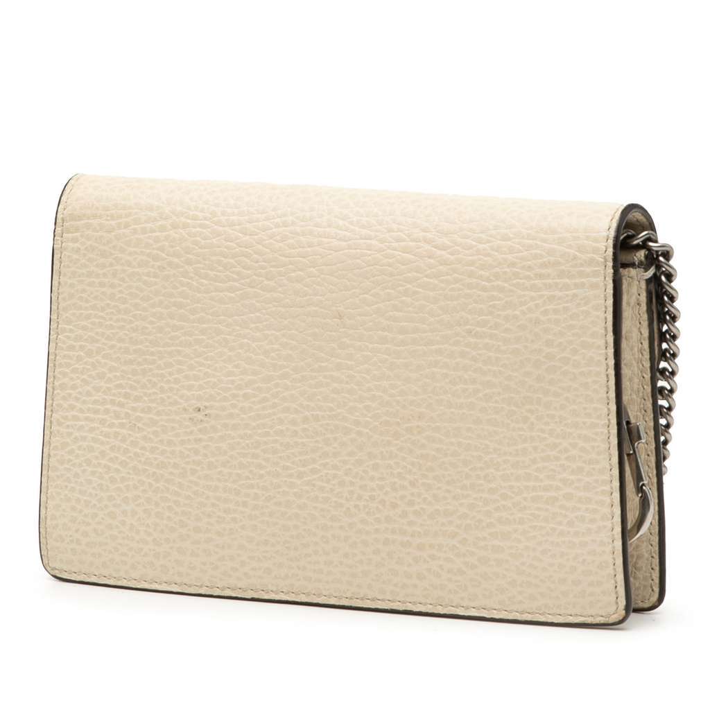 Gucci Mini Dionysus Leather Crossbody Brown Leather Very good - Back View