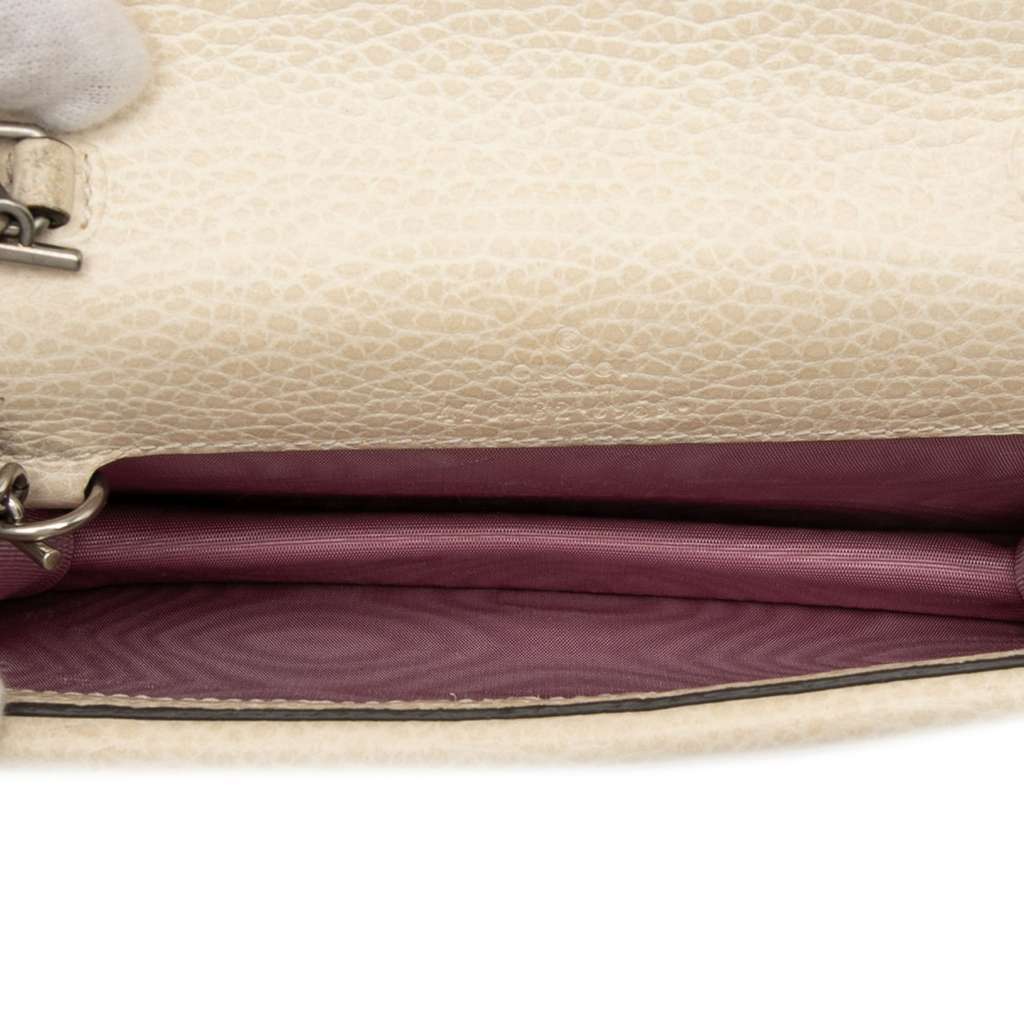 Gucci Mini Dionysus Leather Crossbody Brown Leather Very good - Model View