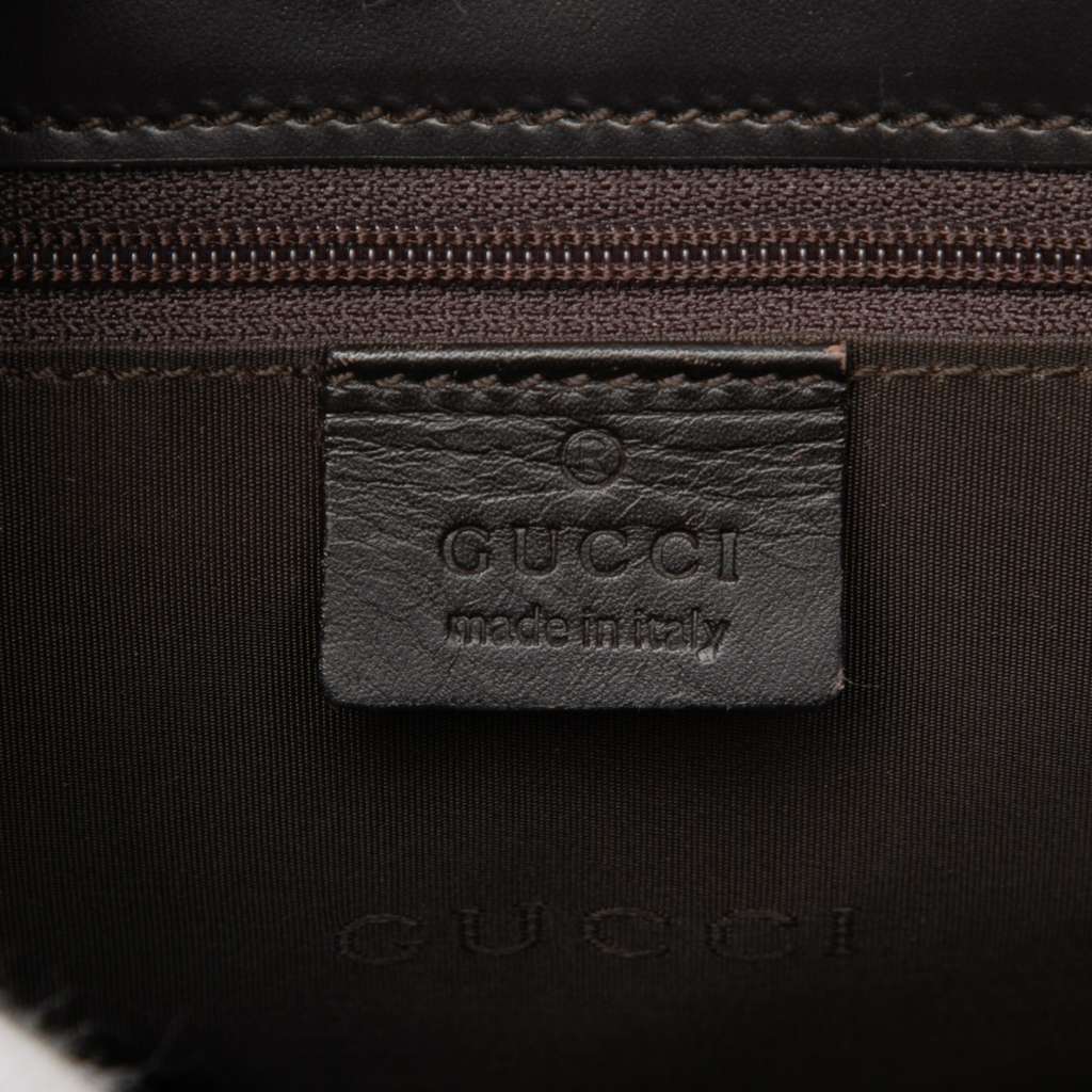Gucci GG Canvas Jackie Handbag Brown Canvas Very good - Box View