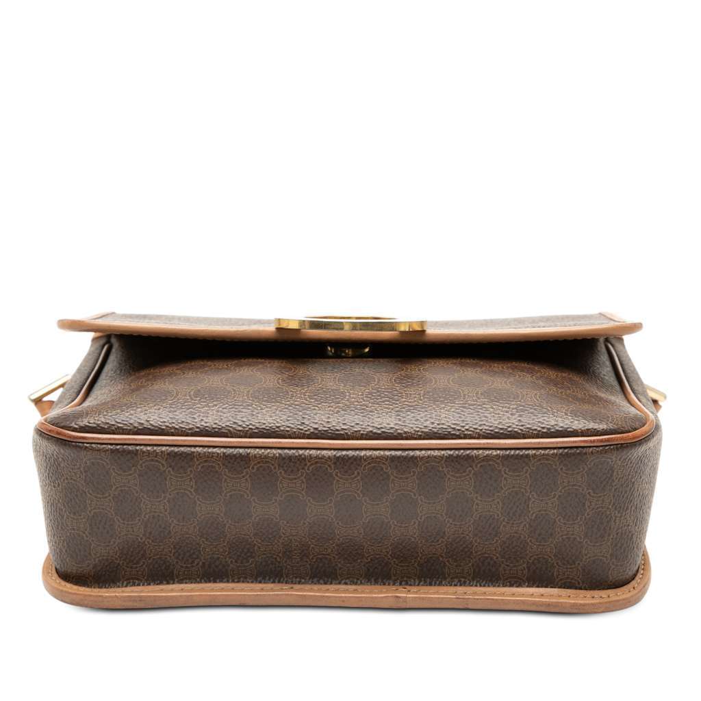 Celine Macadam Coated Canvas Crossbody Brown Canvas Very good - Inside View