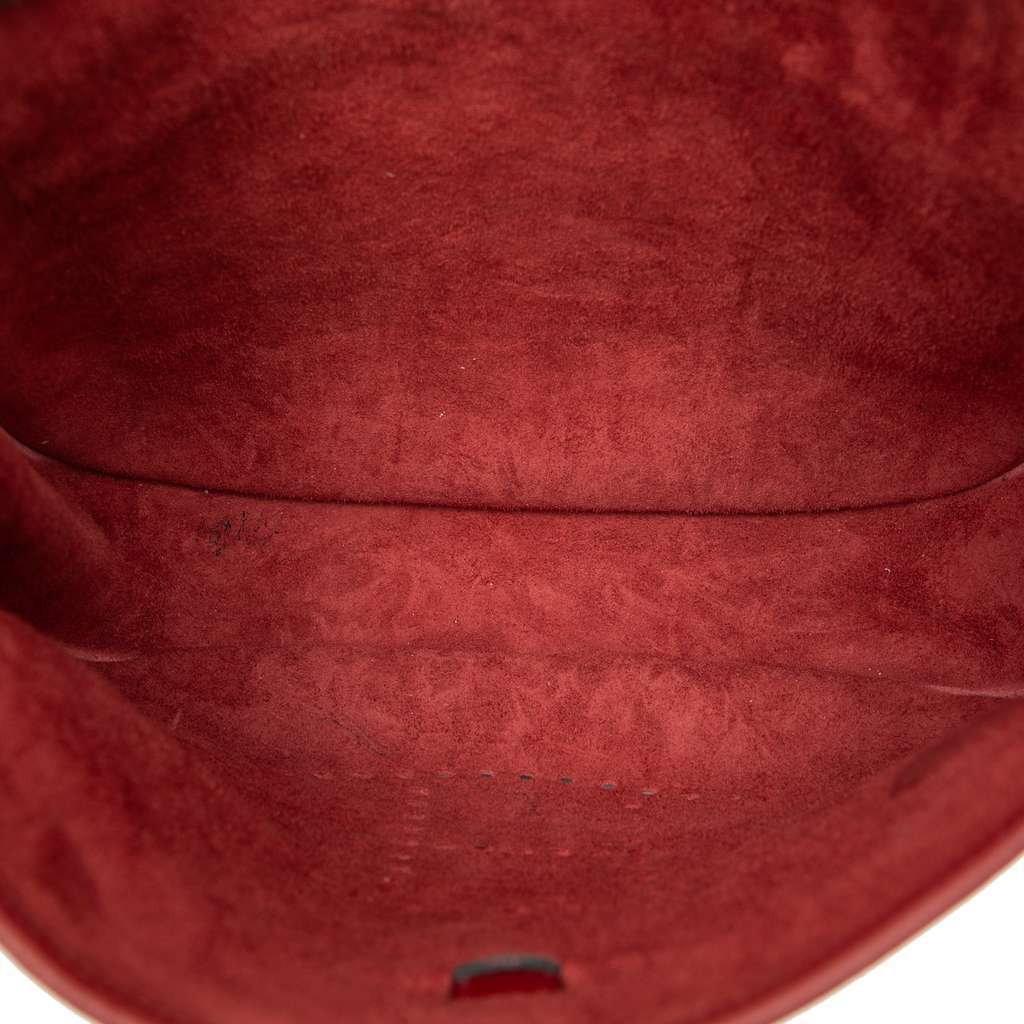 Hermès Clemence Evelyne III 29 Red Leather Very good condition - Model View