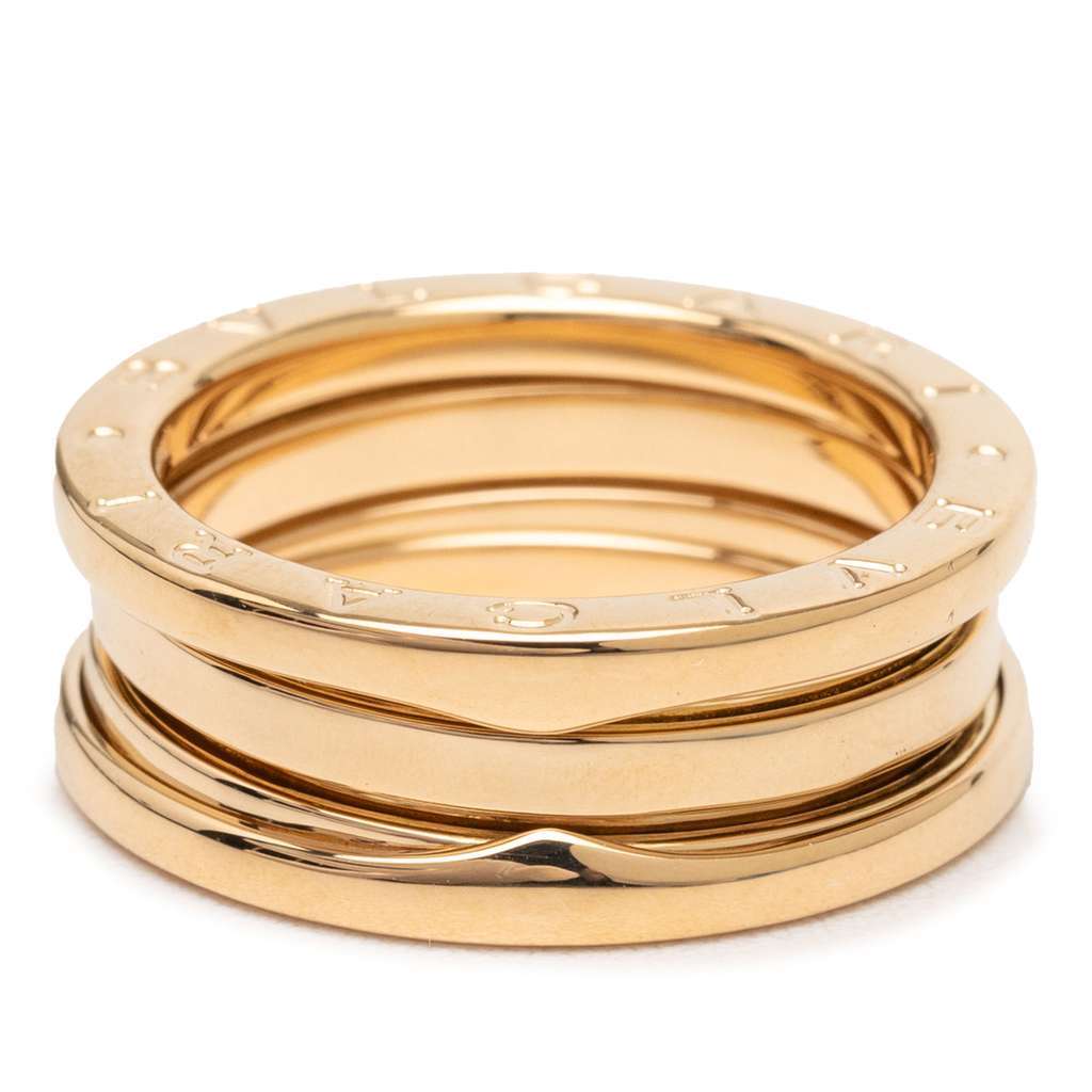 Bvlgari 18K Yellow Gold B.Zero1 Three Band Ring Gold Gold Very good condition - Front View