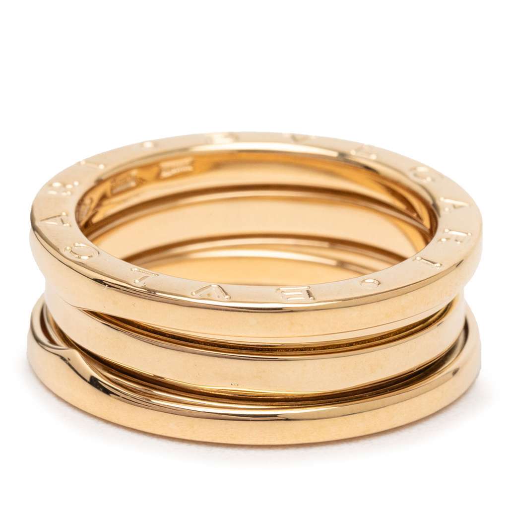Bvlgari 18K Yellow Gold B.Zero1 Three Band Ring Gold Gold Very good condition - Back View