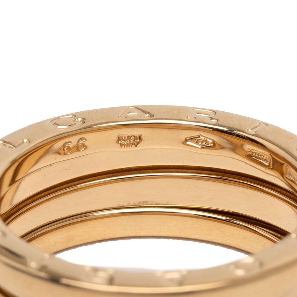 Bvlgari 18K Yellow Gold B.Zero1 Three Band Ring Gold Gold Very good condition - Box View