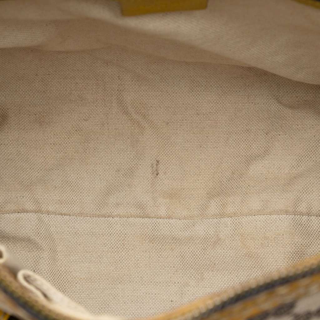 Gucci Medium GG Canvas Running Satchel Brown Canvas Very good condition - Model View