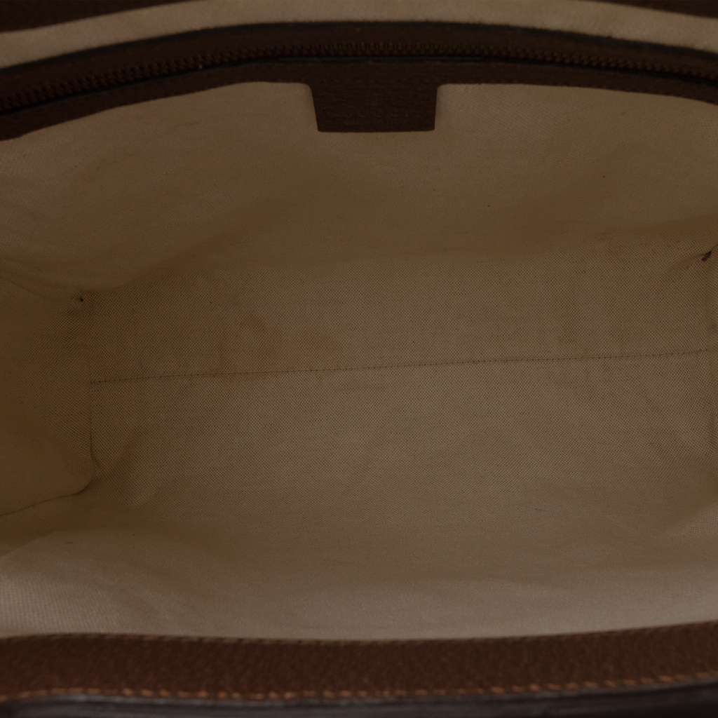 Gucci GG Supreme Neo Vintage Soft Tote Brown Canvas Very good - Model View