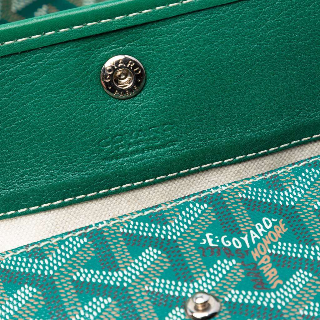 Goyard Goyardine Saint Louis PM Green Canvas Very good condition - Box View