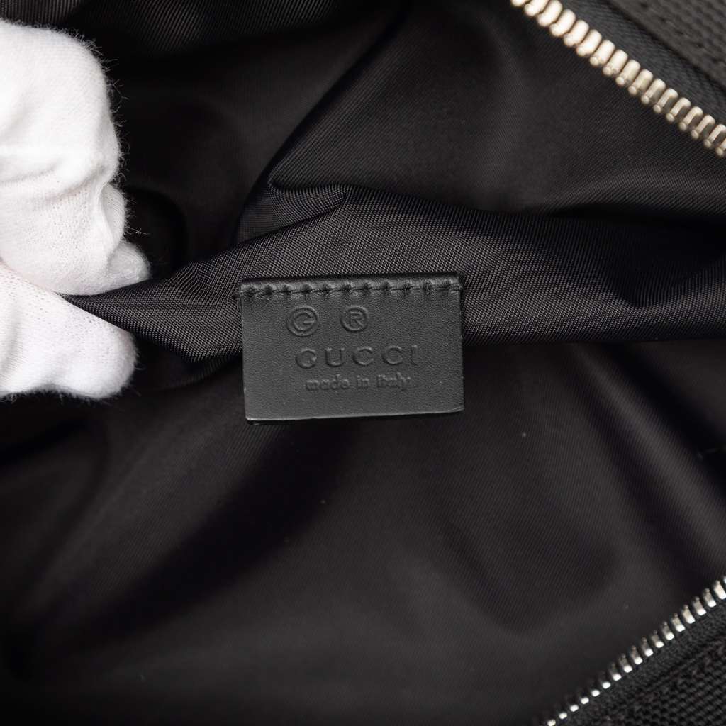 Gucci Nylon Web Belt Bag Black Very good - Box View