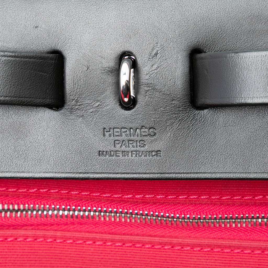 Hermès Toile Herbag Zip 31 Pink Canvas Very good - Box View