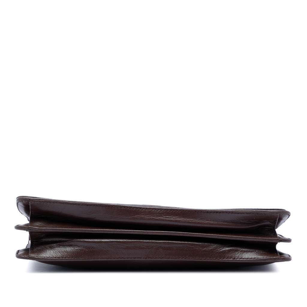 Prada Vitello City Resin Chain Crossbody Brown Leather Very good condition - Inside View