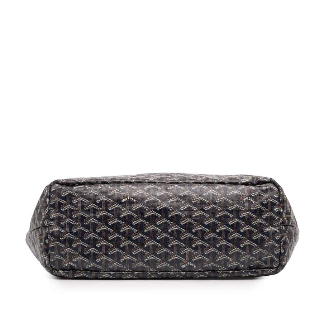 Goyard Goyardine Saint Louis PM Blue Canvas Very good - Inside View