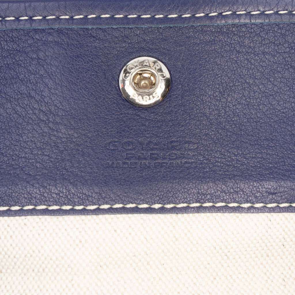Goyard Goyardine Saint Louis PM Blue Canvas Very good - Box View