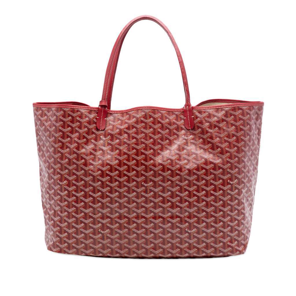 Goyard Goyardine Saint Louis GM Red Canvas Very good - Front View