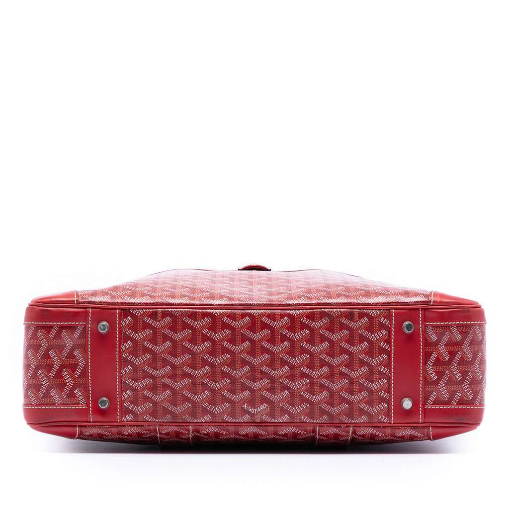 Goyard Goyardine Ambassade MM Red Canvas Very good condition - Inside View