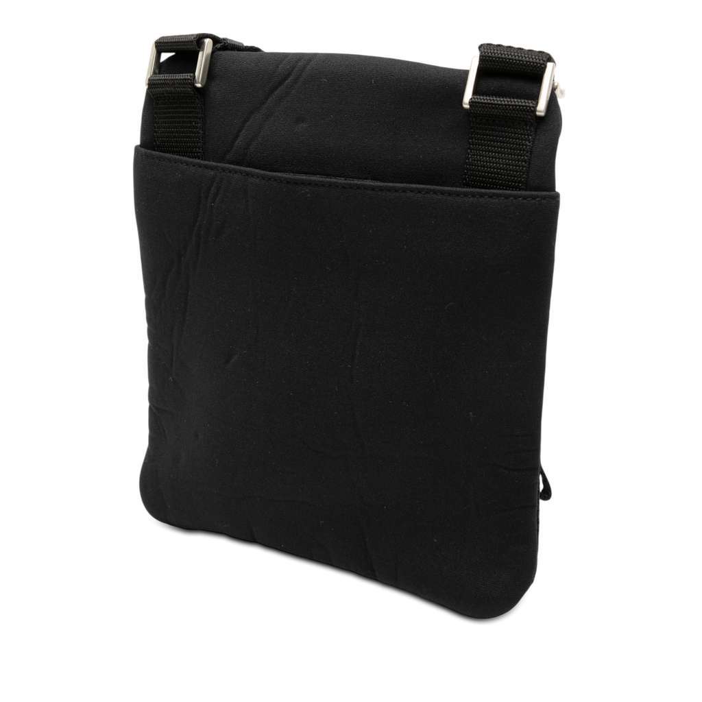 Prada Tessuto Zip Top Sport Crossbody Black Very good - Back View