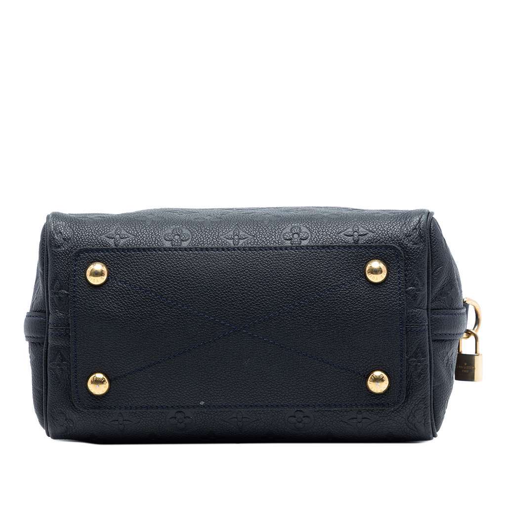 Louis Vuitton Monogram Empreinte Speedy Bandouliere 25 Blue Leather Very good condition - Inside View