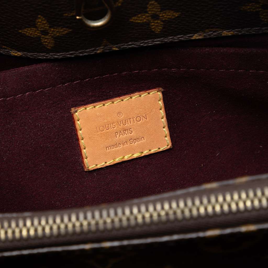Louis Vuitton Monogram Montaigne MM Brown Very good condition - Box View
