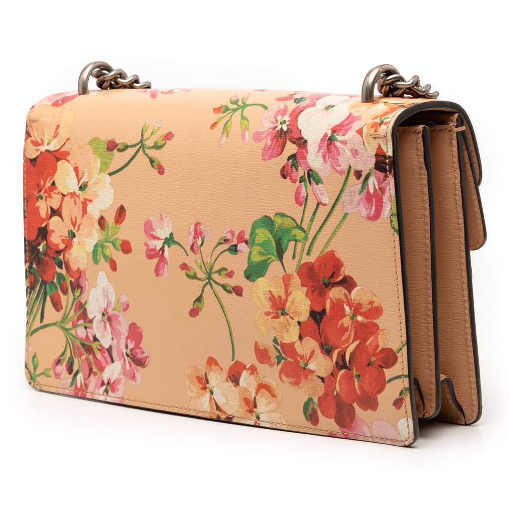 Gucci Medium Leather Blooms Dionysus Crossbody Orange Leather Very good - Back View