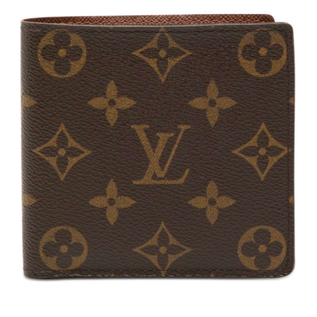 Louis Vuitton Monogram Portefeuille Marco Wallet Brown Very good condition - Front View