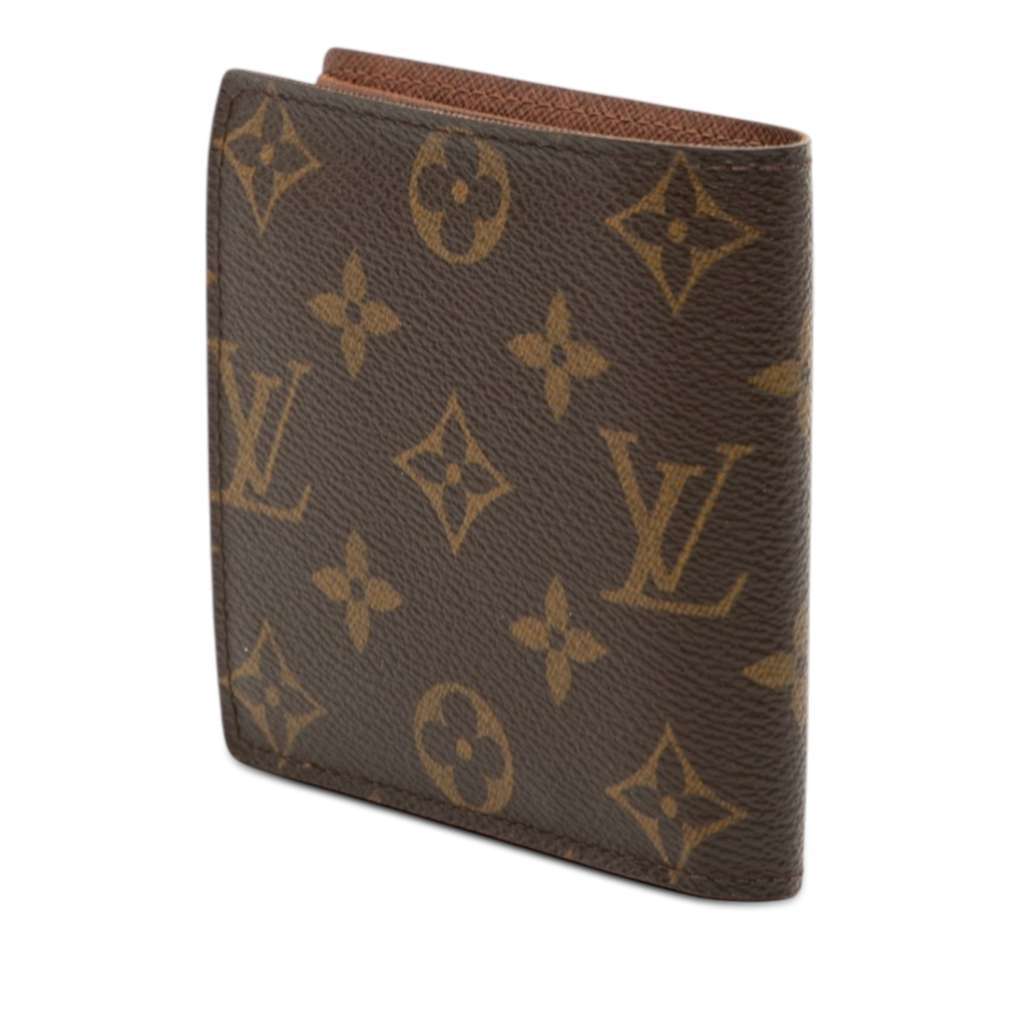 Louis Vuitton Monogram Portefeuille Marco Wallet Brown Very good condition - Back View