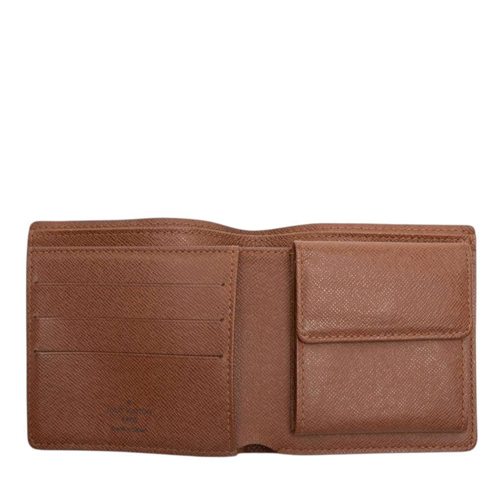 Louis Vuitton Monogram Portefeuille Marco Wallet Brown Very good condition - Model View