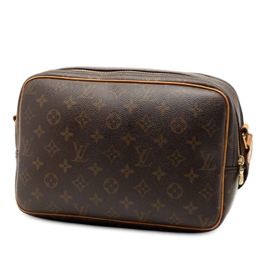 Louis Vuitton Monogram Reporter PM Brown Very good condition - Back View