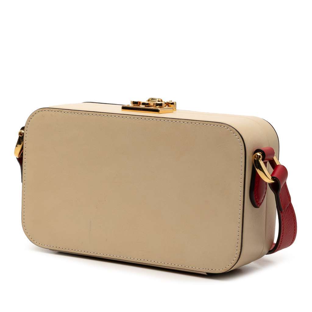 Gucci Leather Interlocking G Crossbody Brown Leather Very good condition - Back View