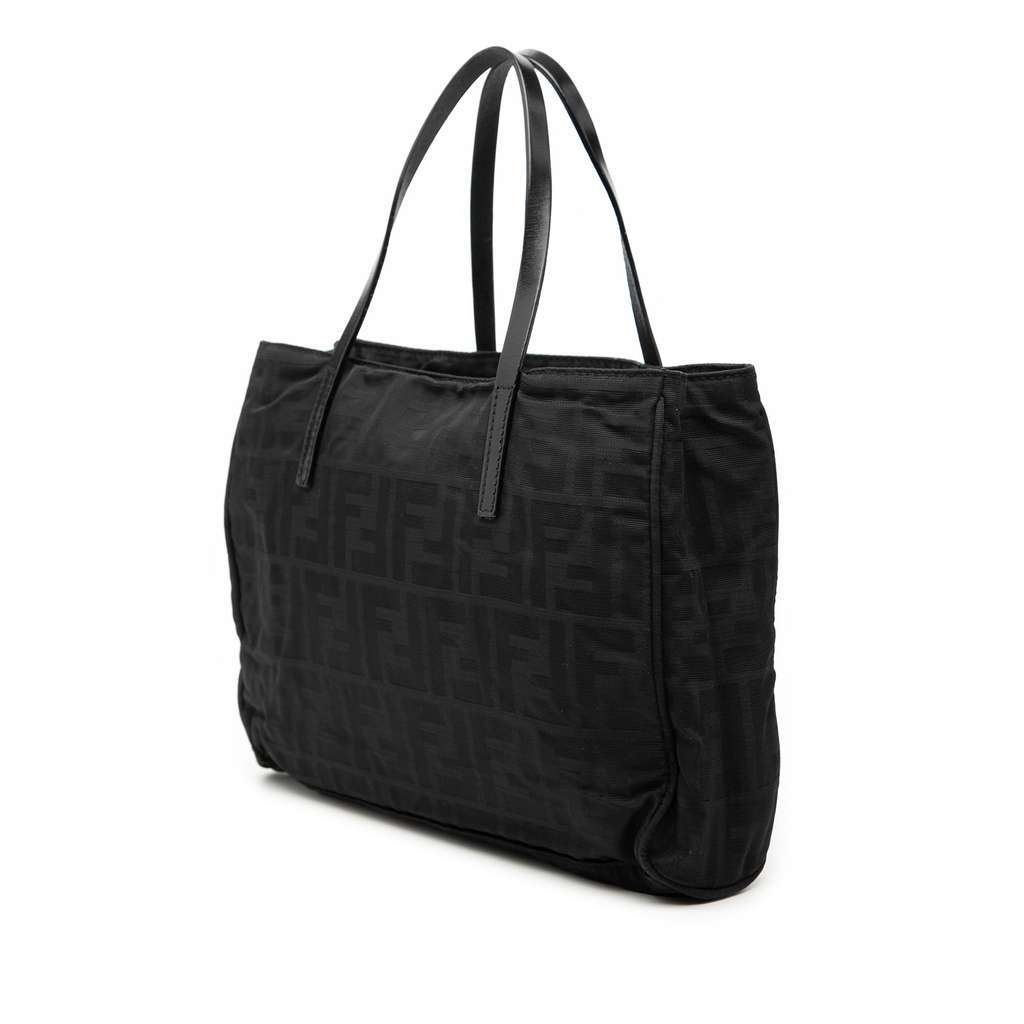 Fendi Zucca Canvas Tote Black Canvas Very good condition - Back View