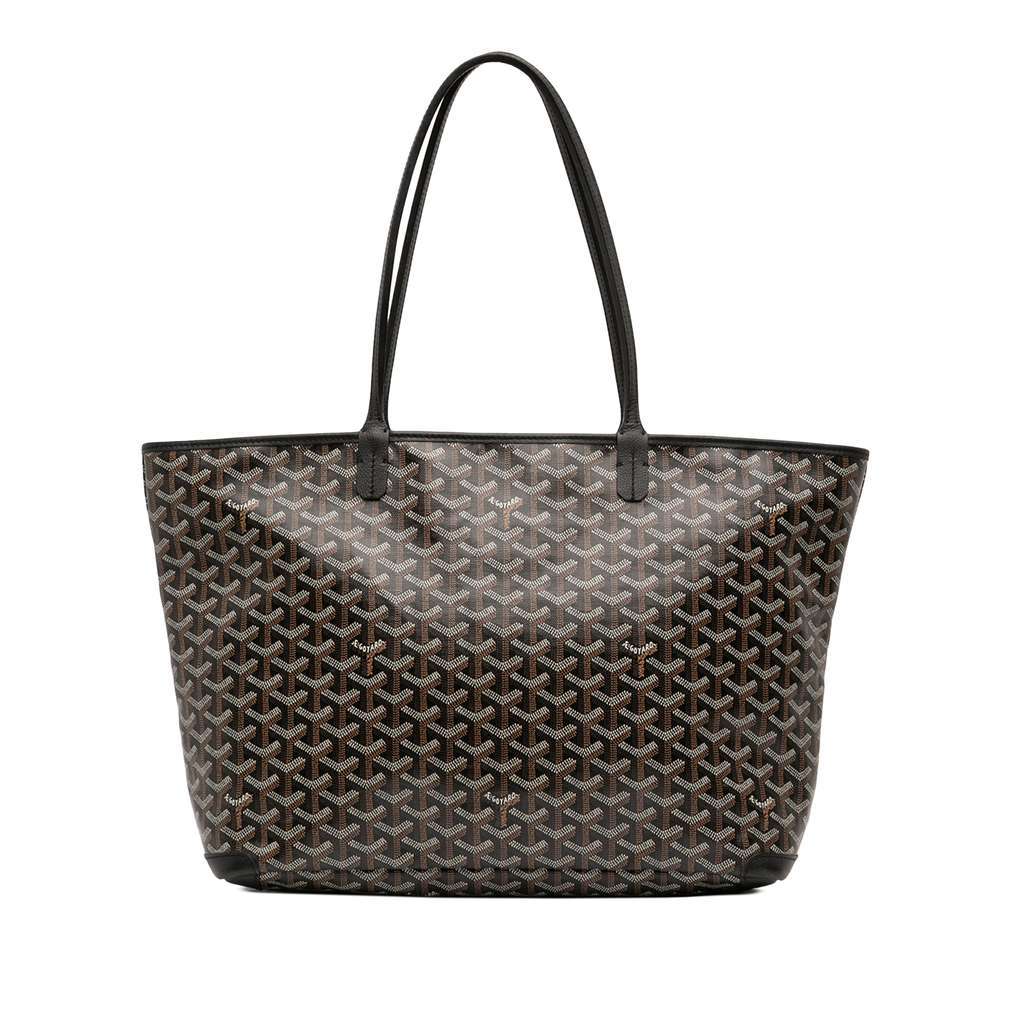 Goyard Goyardine Artois PM Black Canvas Very good condition - Front View