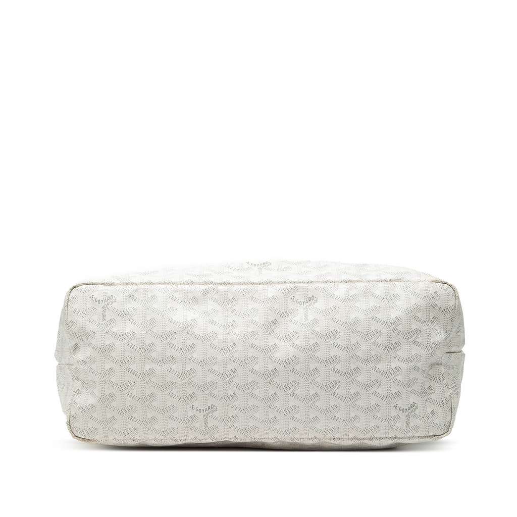 Goyard Goyardine Saint Louis PM White Canvas Very good condition - Inside View
