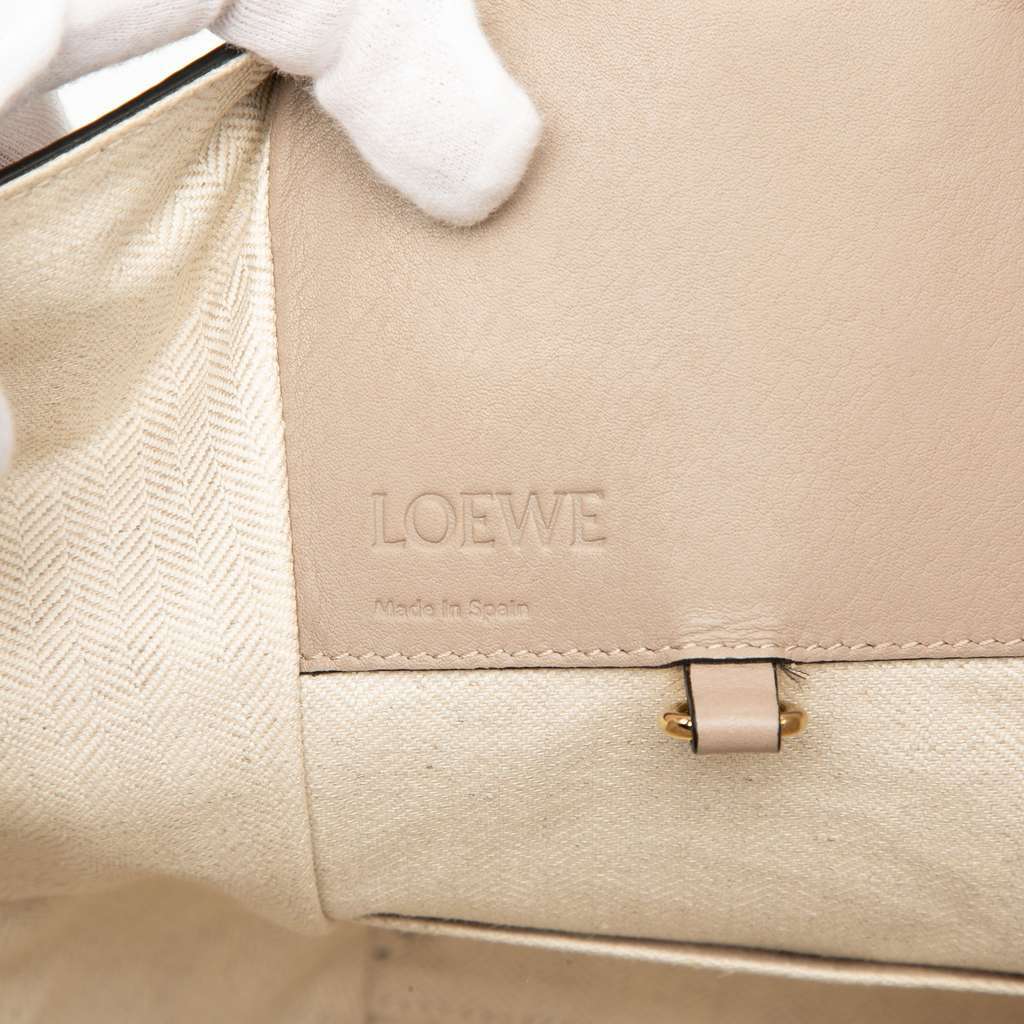 Loewe Small Grained Calfskin Hammock Bag Brown Leather Very good - Box View