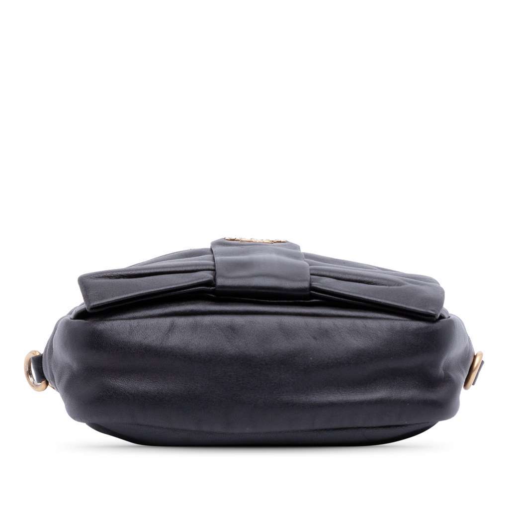 Prada Tessuto Fiocco Bow Crossbody Black Very good condition - Inside View