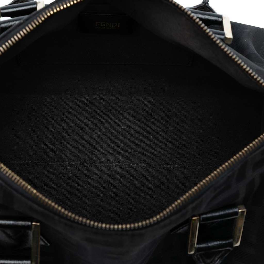 Fendi Zucca Canvas Boston Bag Black Canvas Very good condition - Model View
