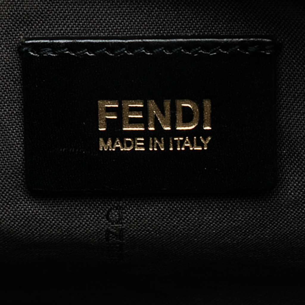 Fendi Zucca Canvas Boston Bag Black Canvas Very good condition - Box View